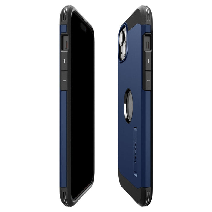 Кейс Spigen Tough Armor MagSafe за iPhone 15 Plus тъмносин