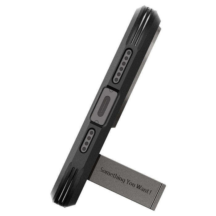 Кейс Spigen Tough Armor MagSafe за iPhone 15 Pro gunmetal