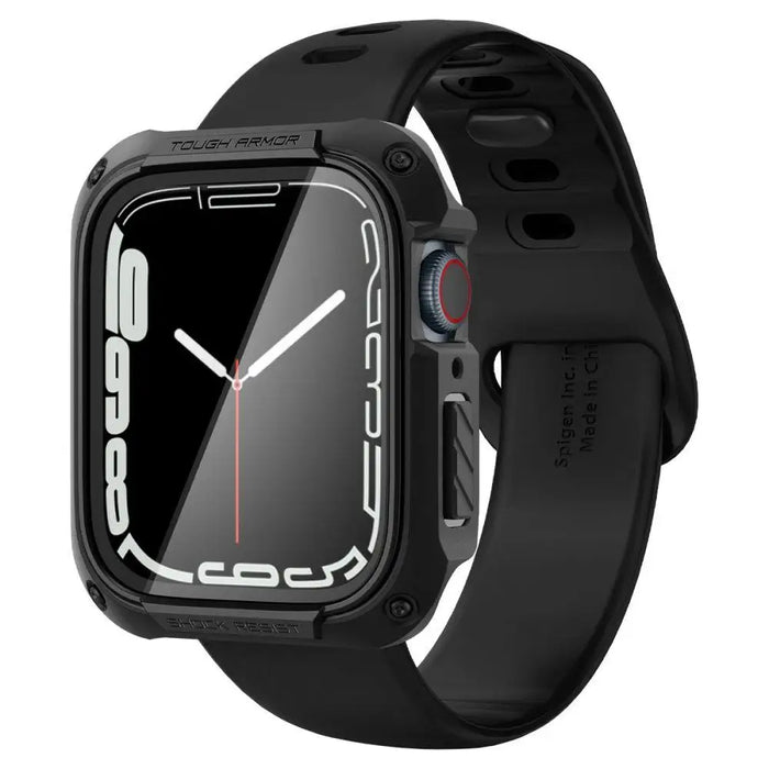 Кейс Spigen Tough Armor за Apple Watch 7 (45mm) черен