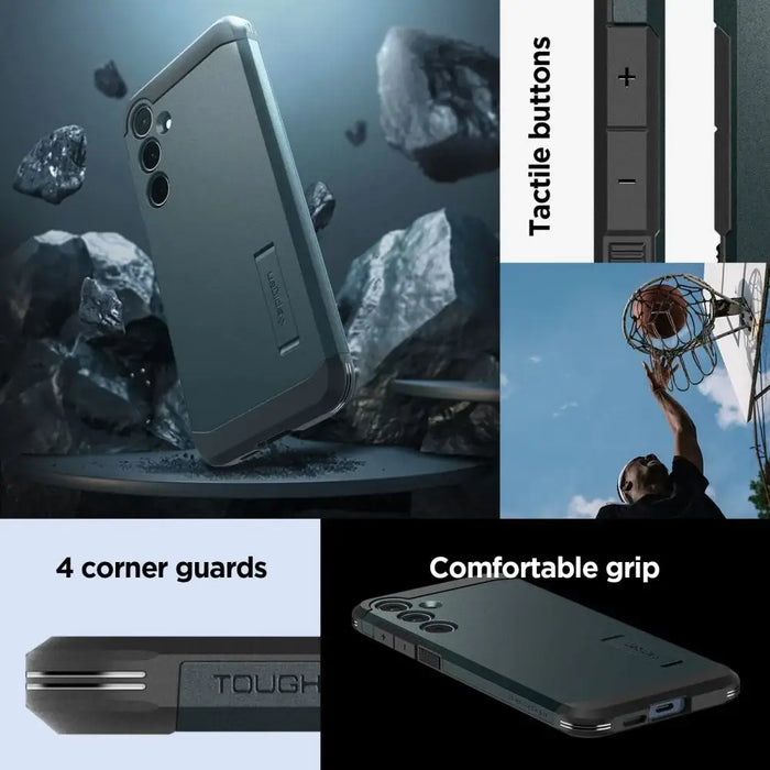Кейс Spigen Tough Armor за Samsung Galaxy A55 5G зелен