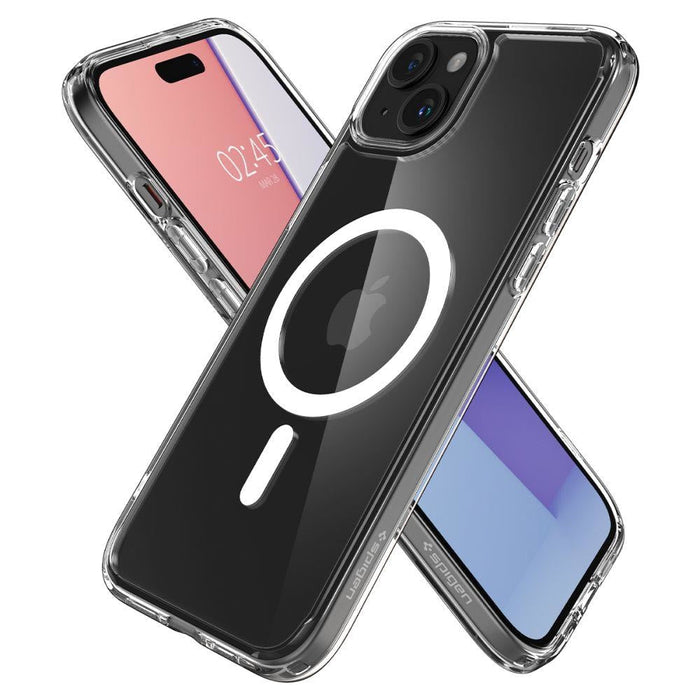 Кейс Spigen Ultra Hybrid Mag за iPhone 15 бял