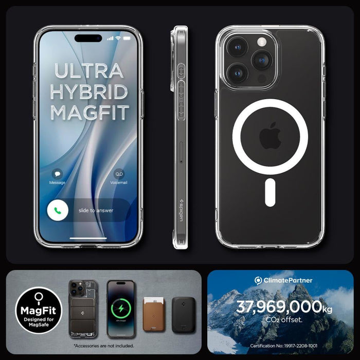 Кейс Spigen Ultra Hybrid Mag за iPhone 15 PRO бял