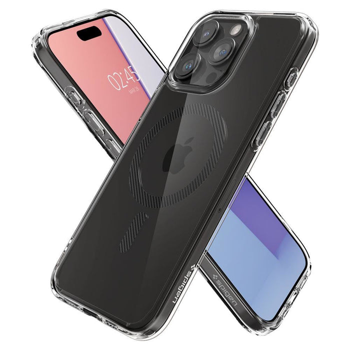 Кейс Spigen Ultra Hybrid Mag за iPhone 15 PRO MAX Carbon