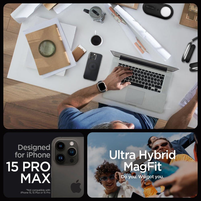 Кейс Spigen Ultra Hybrid Mag за iPhone 15 PRO MAX Frost