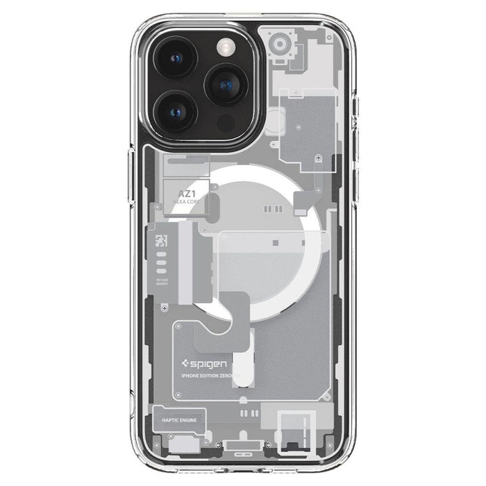 Кейс Spigen Ultra Hybrid Mag за iPhone 15 Pro zero one white