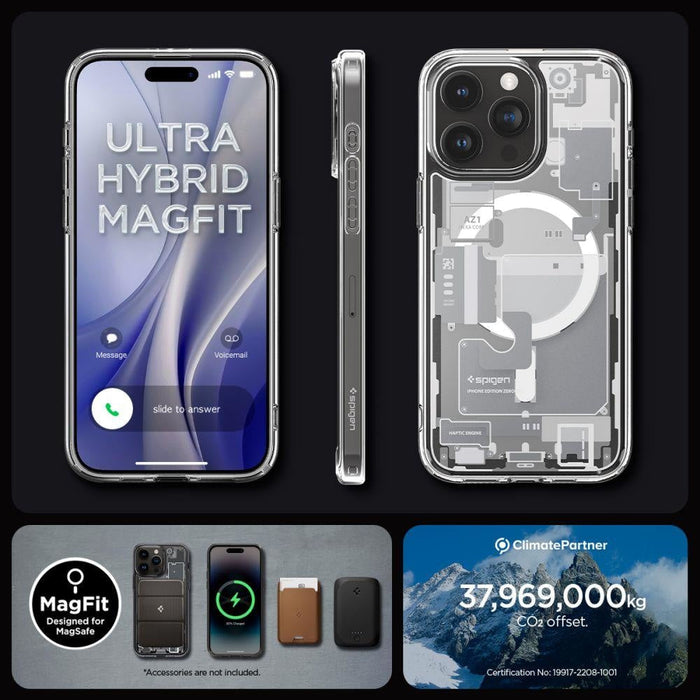 Кейс Spigen Ultra Hybrid MagSafe за iPhone 15 Pro Max zero