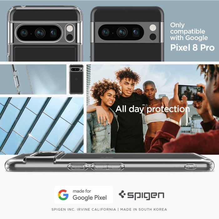 Кейс Spigen Ultra Hybrid за Google Pixel 8 Pro прозрачен