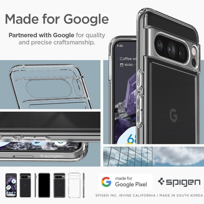 Кейс Spigen Ultra Hybrid за Google Pixel 8 Pro прозрачен