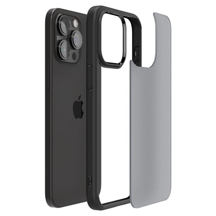 Кейс Spigen Ultra Hybrid за iPhone 15 PRO Frost Black