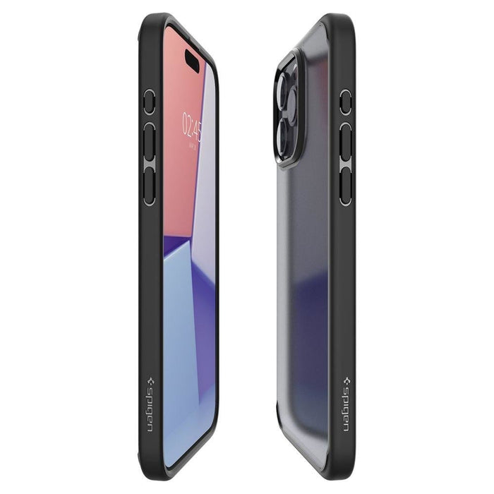 Кейс Spigen Ultra Hybrid за iPhone 15 PRO Frost Black