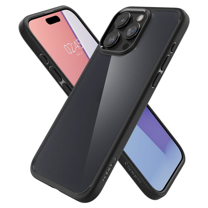 Кейс Spigen Ultra Hybrid за iPhone 15 PRO Frost Black