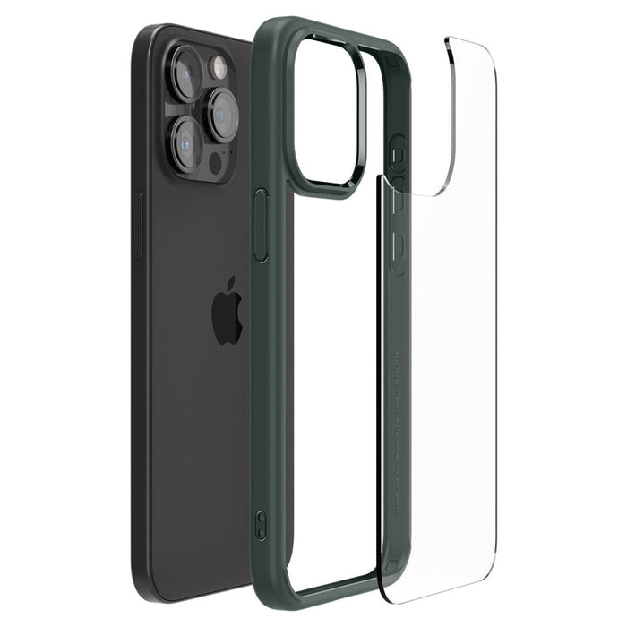 Кейс Spigen Ultra Hybrid за iPhone 15 Pro Max прозрачен