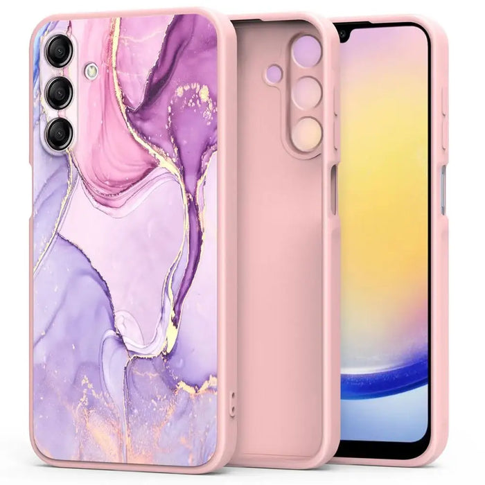 Кейс Tech-Protect Mood Marble за Samsung Galaxy A25 5G розов