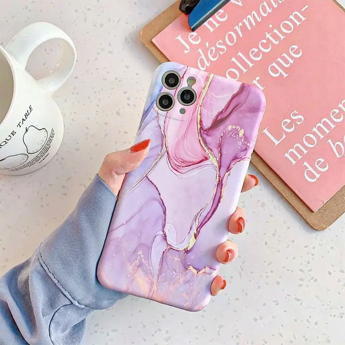 Кейс Tech-Protect Mood Marble за Samsung Galaxy A34 5G розов