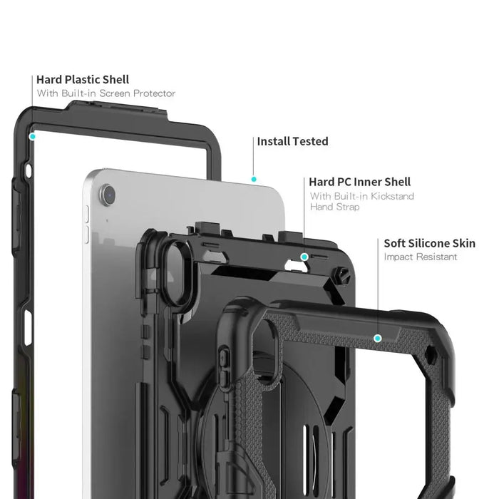 Кейс Tech-Protect Solid360 за iPad 10.9’’ 2022 черен