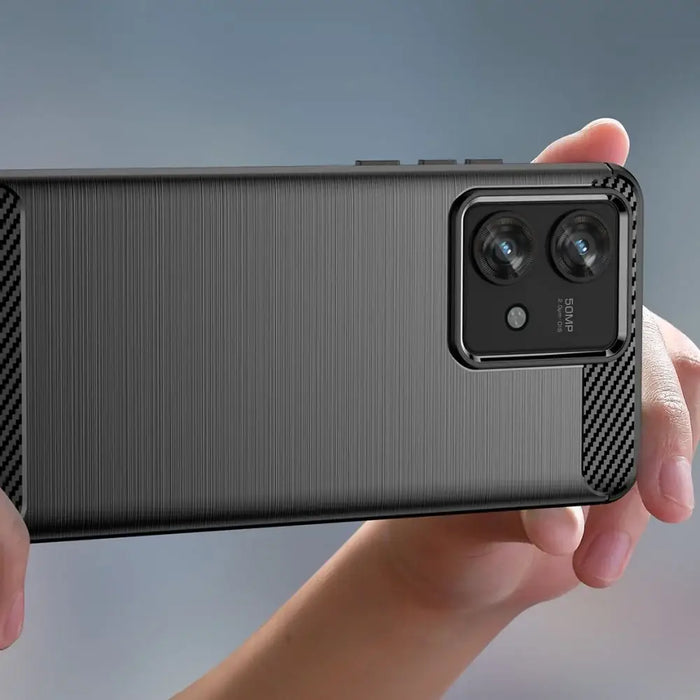 Кейс Tech-Protect TPUCarbon за Motorola Edge 40 Neo черен