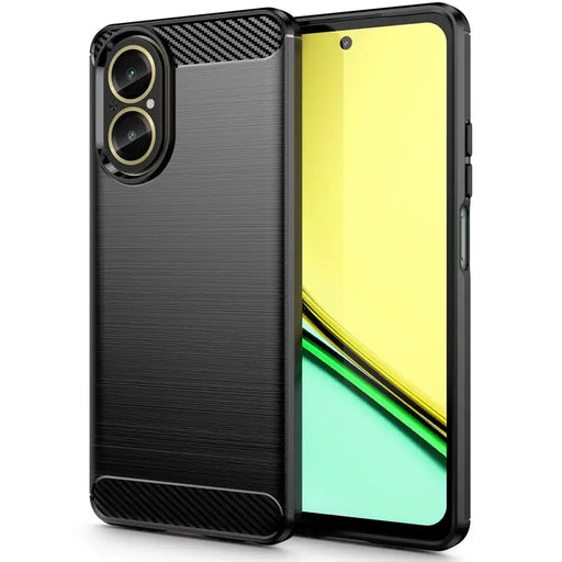 Кейс Tech-Protect TPUCarbon за Realme C67 4G / LTE черен