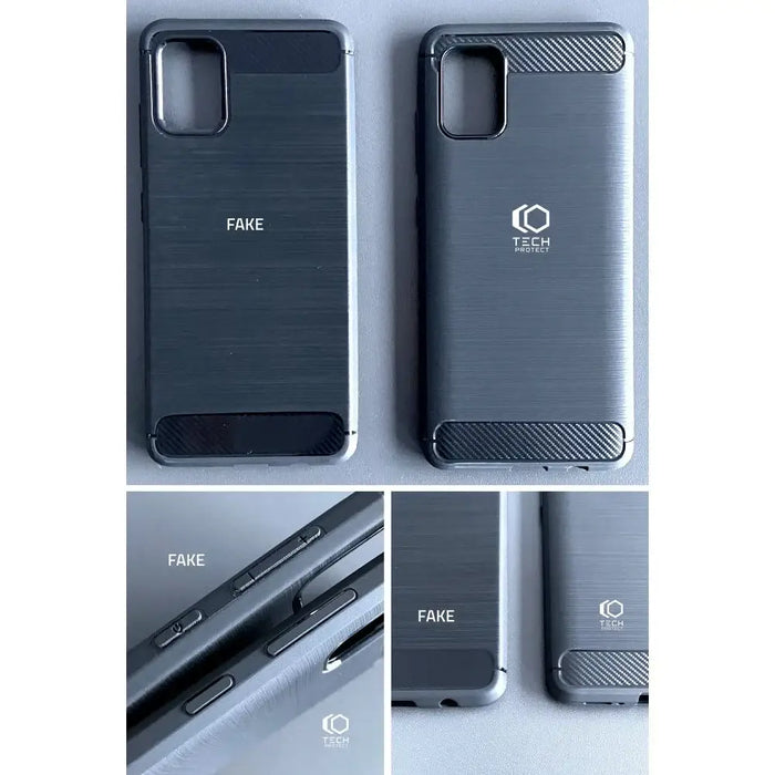 Кейс Tech-Protect TPUCarbon за Xiaomi Redmi 12 черен