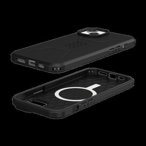 Кейс UAG Civilian Magsafe за iPhone 15 Plus черен