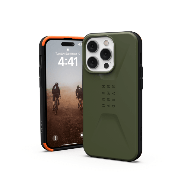 Кейс UAG Civilian за iPhone 14 Pro зелен