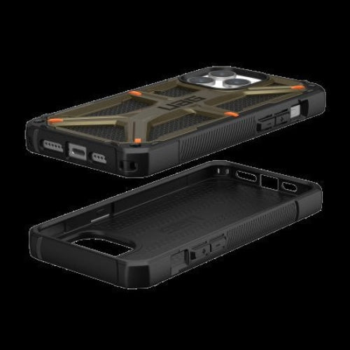 Кейс UAG Monarch за iPhone 15 Pro Max kevlar element green