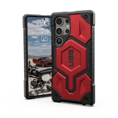 Кейс UAG Monarch за Samsung Galaxy S24 Ultra червен