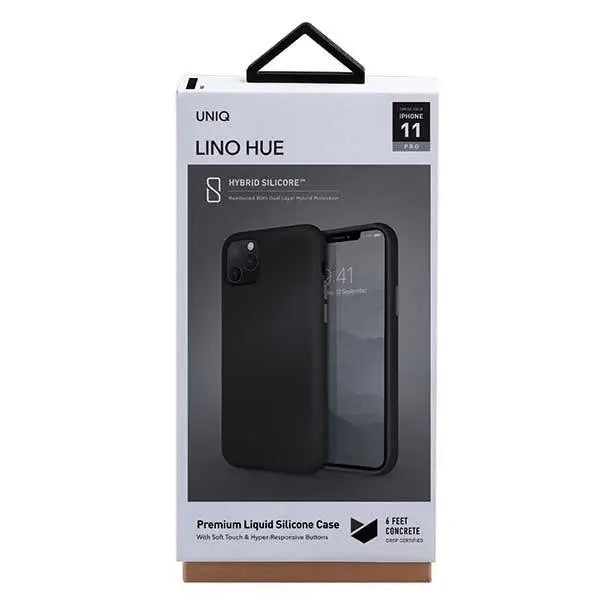 Кейс Uniq Lino Hue за iPhone 11 Pro черен