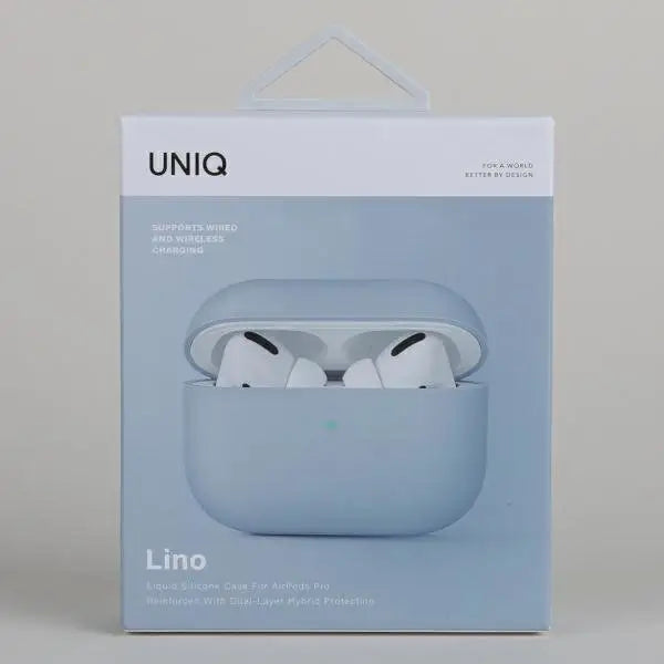 Кейс Uniq Lino за AirPods Pro син