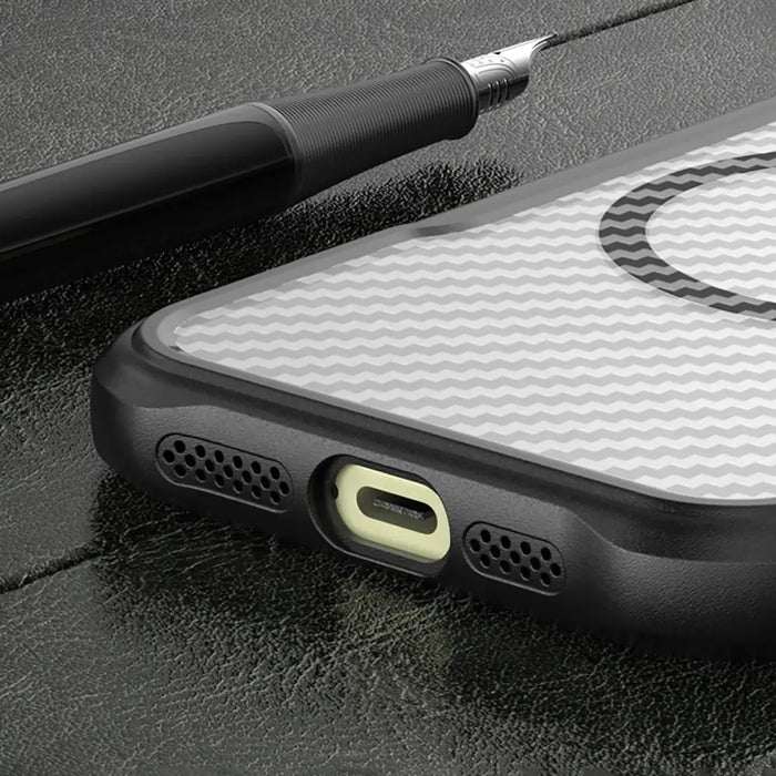 Кейс Leading Series с MagSafe за iPhone 16 Pro черен