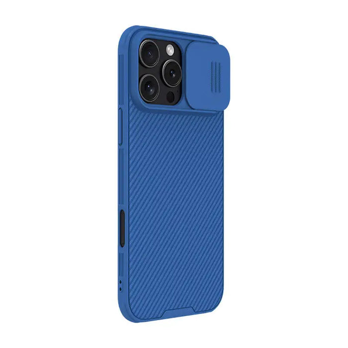 Кейс Nillkin CamShield Pro за iPhone 16 Pro Max син