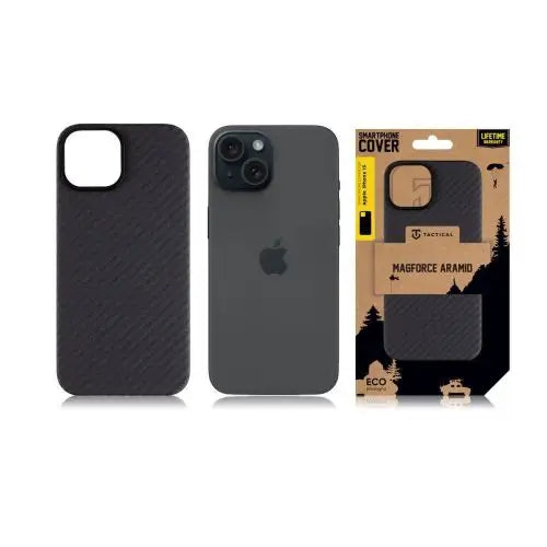 Кейс Tactical Magforce Aramid за iPhone 15 черен