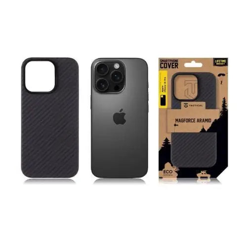 Кейс Tactical Magforce Aramid за iPhone 16 Pro черен