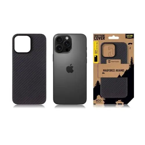 Кейс Tactical Magforce Aramid за iPhone 16 Pro Max черен