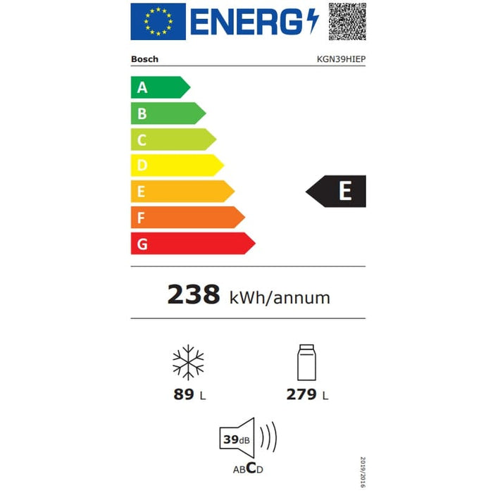 Хладилник Bosch KGN39HIEP SER6; Premium; Free-standing