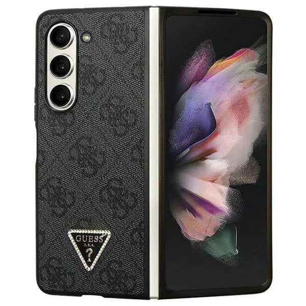 Кйес Guess Leather 4G Diamond Triangle за Samsung Galaxy Z