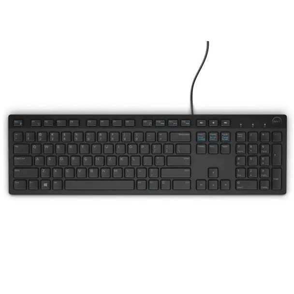 Клавиатура Dell KB216 Wired Multimedia Keyboard Black