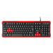 Клавиатура Genesis Gaming Keyboard Rhod 110 Red Us Layout