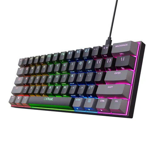 Клавиатура TRUST GXT867 Acira 60 Mini Gaming Keyboard US