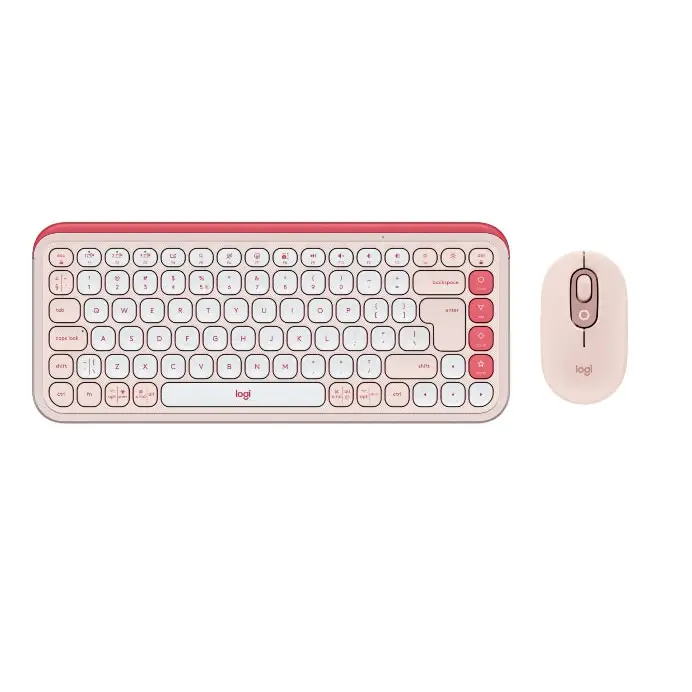 Комплект Logitech Pop Icon Combo - Rose - US