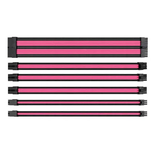 Комплект оплетени кабели Thermaltake TtMod Black/Pink