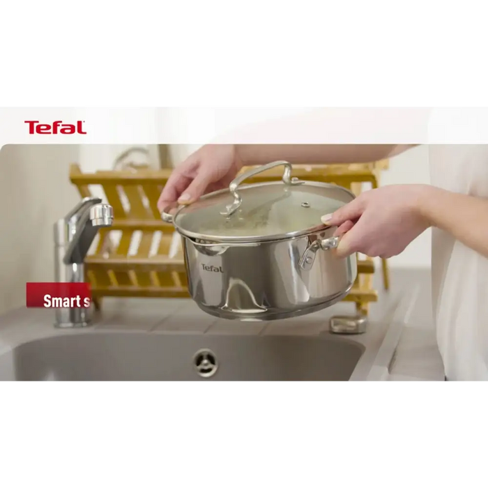 Комплект тигани и тенджери Tefal