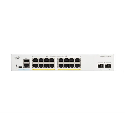 Комутатор Cisco Catalyst 1200 16-port GE PoE 2x1G SFP