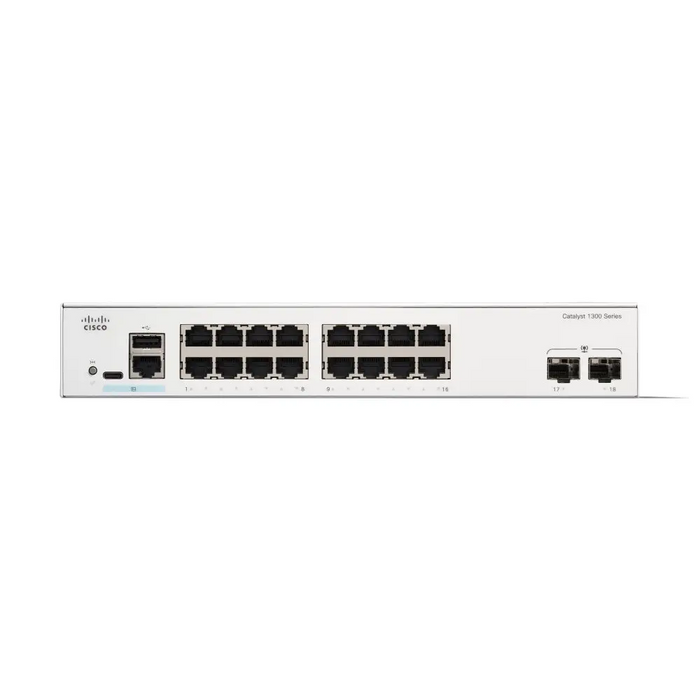 Комутатор Cisco Catalyst 1300 16-port GE 2x1G SFP