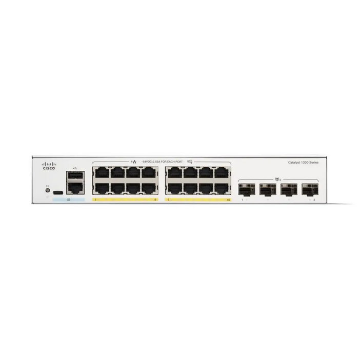 Комутатор Cisco Catalyst 1300 16-port GE PoE 4x10G SFP +