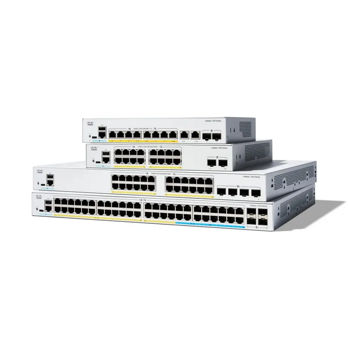 Комутатор Cisco Catalyst 1300 48-port GE Full PoE 4x1G SFP