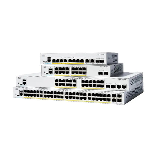 Комутатор Cisco Catalyst 1300 8-port GE Ext PS 2x1G Combo