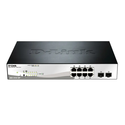 Комутатор D - Link 10 - port 10/100/1000 Gigabit