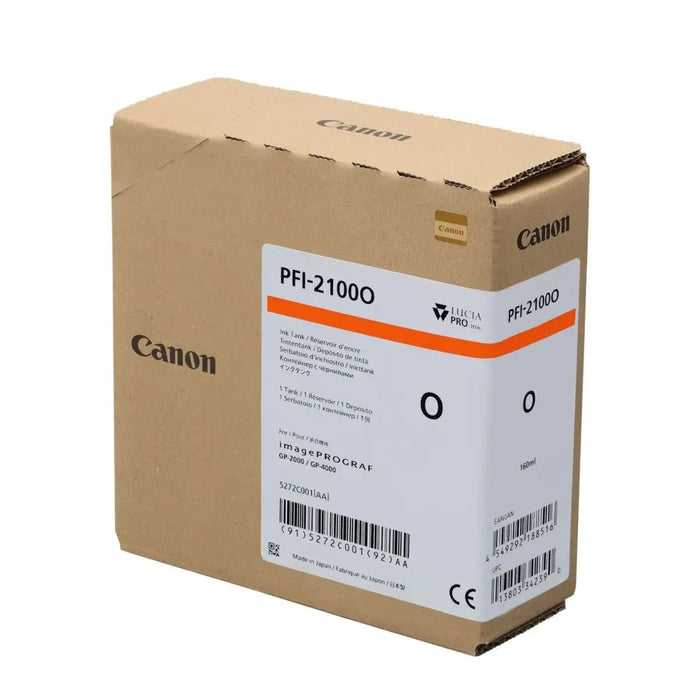 Консуматив Canon PFI-2100 Orange