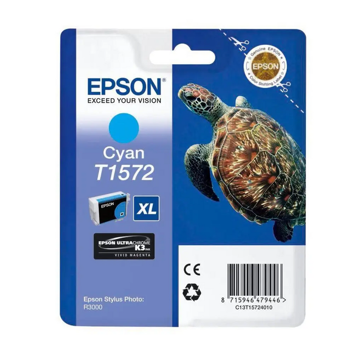 Консуматив Epson T1572 Cyan for Epson Stylus Photo R3000