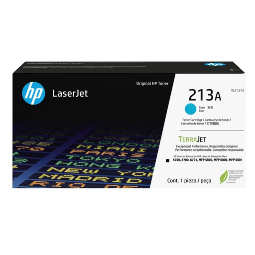 Консуматив HP 213A Cyan Original LaserJet Toner Cartridge